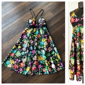 Floral Spaghetti Strap Dress